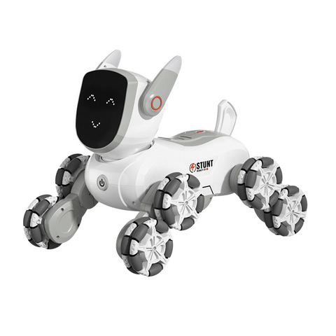 Plastic AI Interactive Robot RC Mechanical Dog Pet Toy