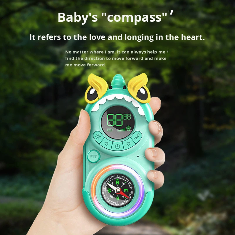 New Arrival Wireless Children's Walkie-Talkie USB Charging 3km Cartoon Mini Plastic Lithium Battery 8/16/20/22 Channels Toy