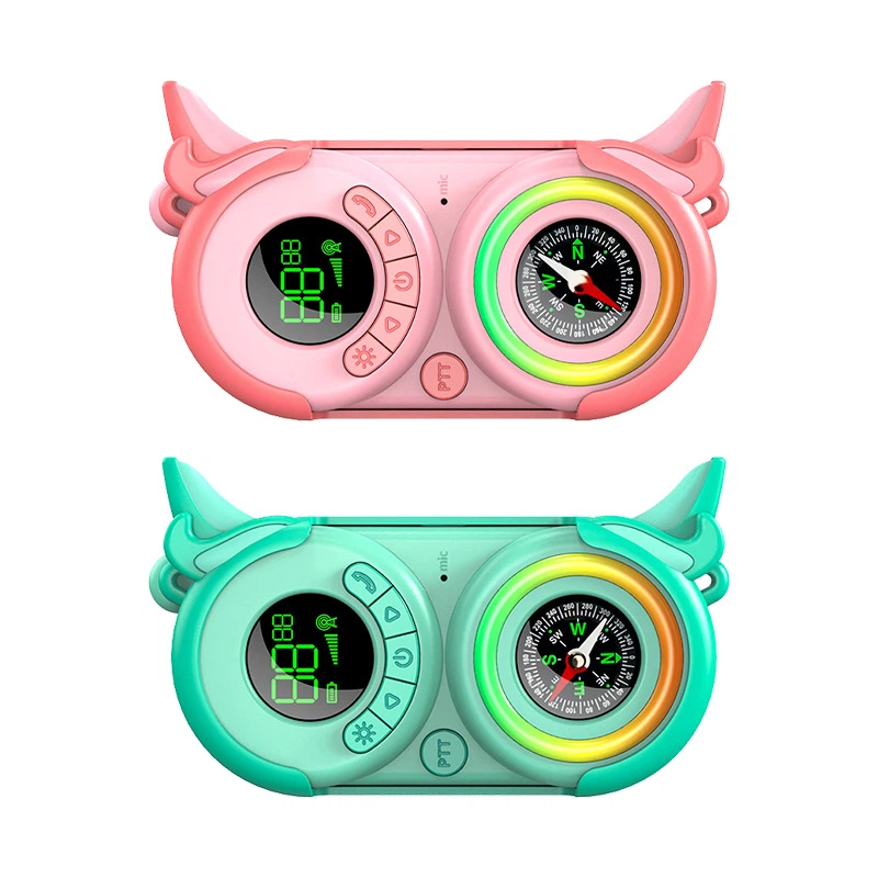 New Arrival Wireless Children's Walkie-Talkie USB Charging 3km Cartoon Mini Plastic Lithium Battery 8/16/20/22 Channels Toy