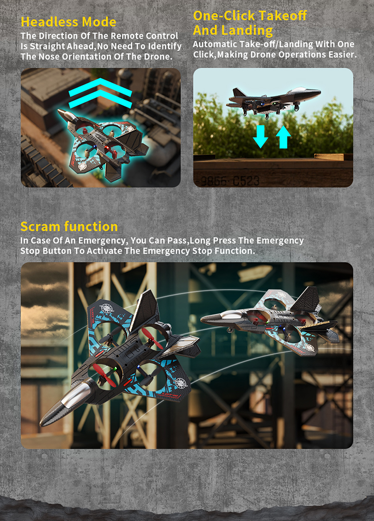 Stunt Remote Control Plane Details 9