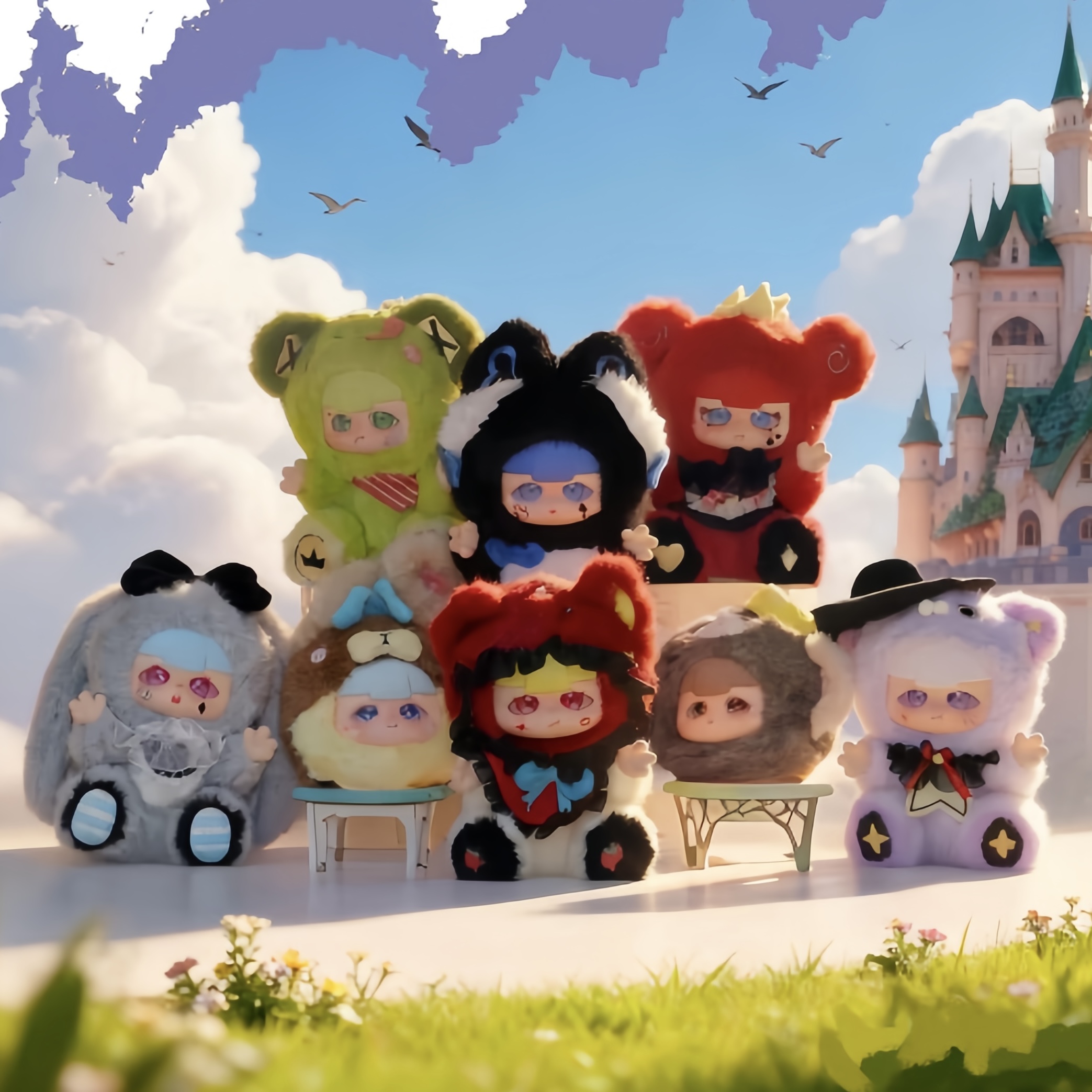 MOMO Whisper Craft Smart Interactive Companion Children's Dialogue Robot Plush Stuffed Animal Blind Box AI Plush Toy Unisex
