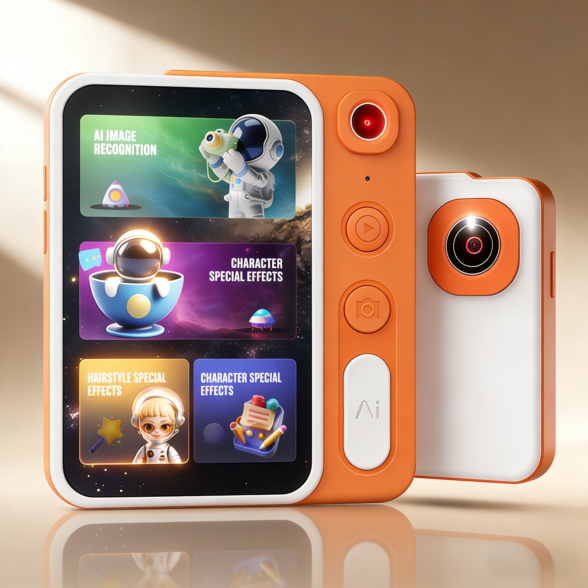 P6 4G Children Interactive Smart Waterproof HD IPS Screen AI Educational Learning Digital Toy Camera Plastic Battery for Kids