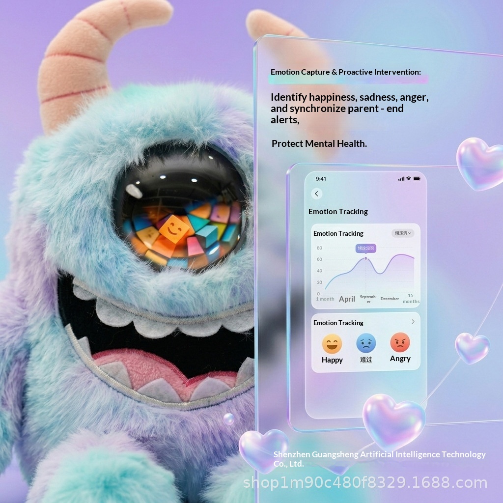 Hot-selling AI Smart Super Soft Plush Doll Talking Companion Electronic Pet Robot Comforter Mesh Washed for Birthday 8-13 Years